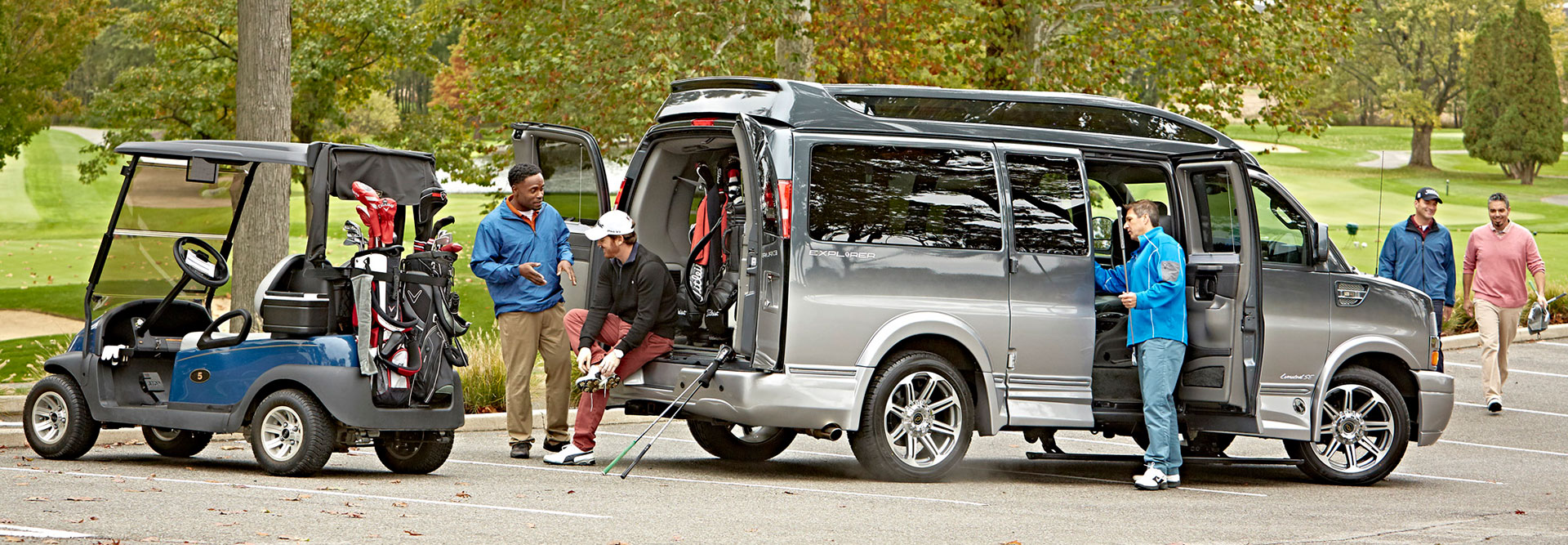 FOUR WHEEL DRIVE! 2020 GMC Conversion Van - Explorer Vans 9 Passenger