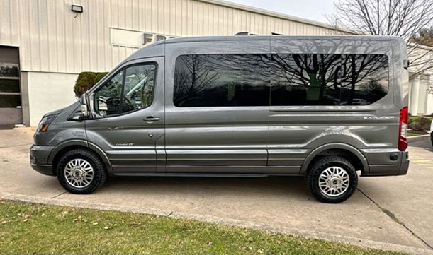 2026 FORD Transit AWD 9-Passenger Explorer Limited SE MID ROOF Conversion Van FU6198